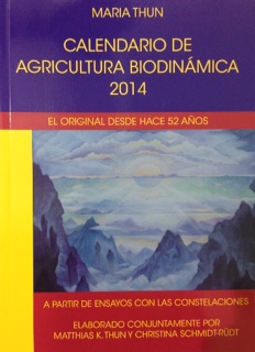 Calendario de Agricultura Biodinámica 2014